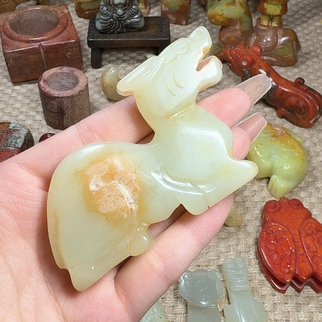 白玉菩提吊坠挂件