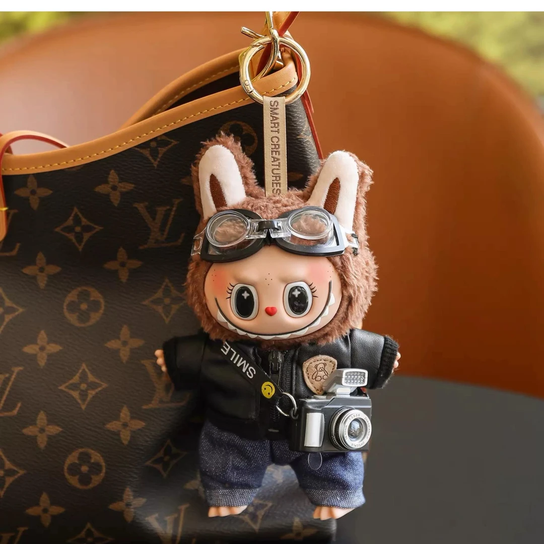 代购海娃（公仔+衣服+现货）bubu祖国版可爱搪胶情侣包包布娃娃拉布