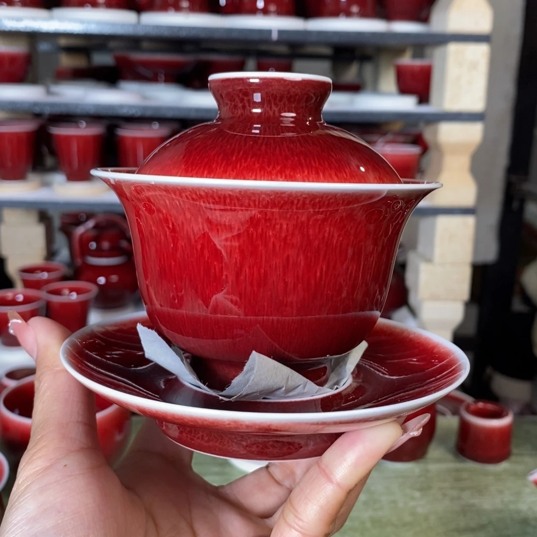 原矿郎红手工，微瑕大漏三才