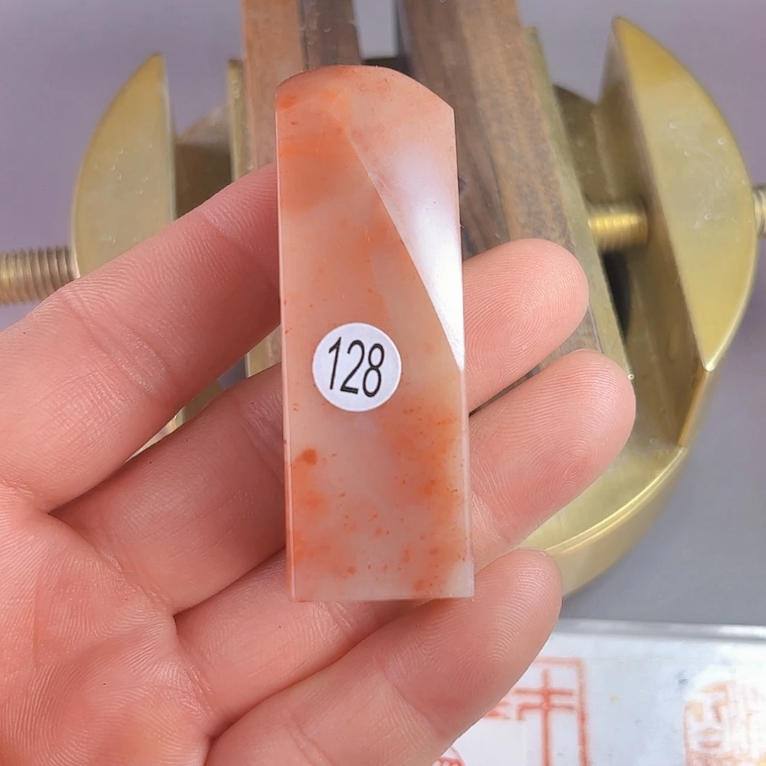 寿山石印石老挝石128号2.1厘米