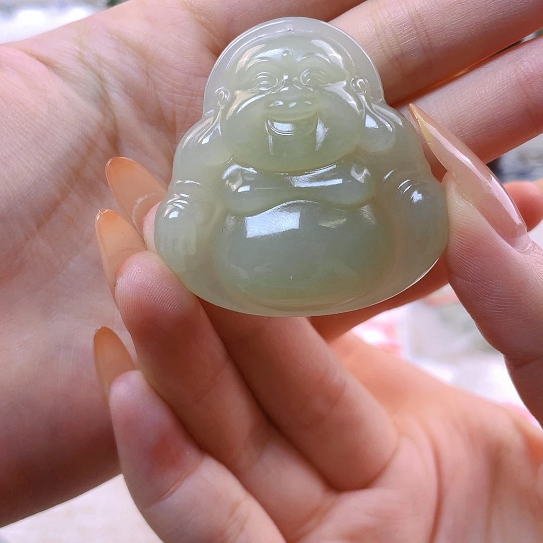 蓝***后吊坠(赠链)未镶嵌和田玉