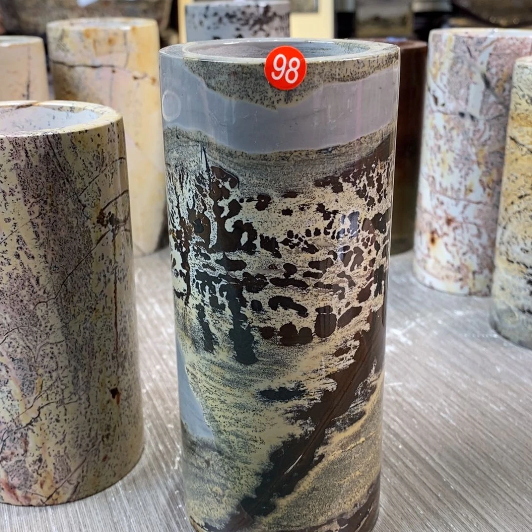 石材广西国画石草花石