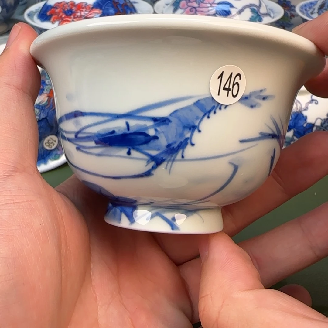 彦祖纯手工手绘茶具146