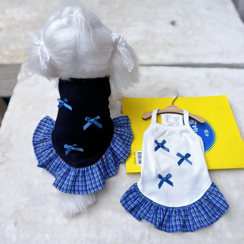 夏款宠物衣服猫咪狗狗公主风宠物狗狗夏季公主比熊约克夏卡通裙子