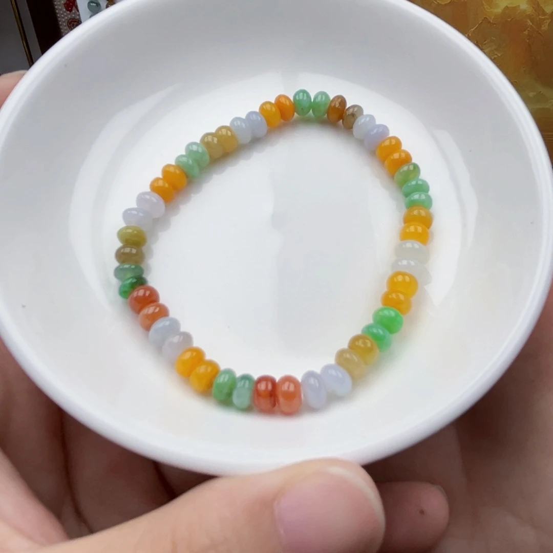 未镶嵌手链翡翠手串