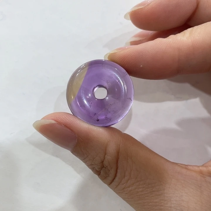 水晶珠宝半成品未镶嵌平安扣