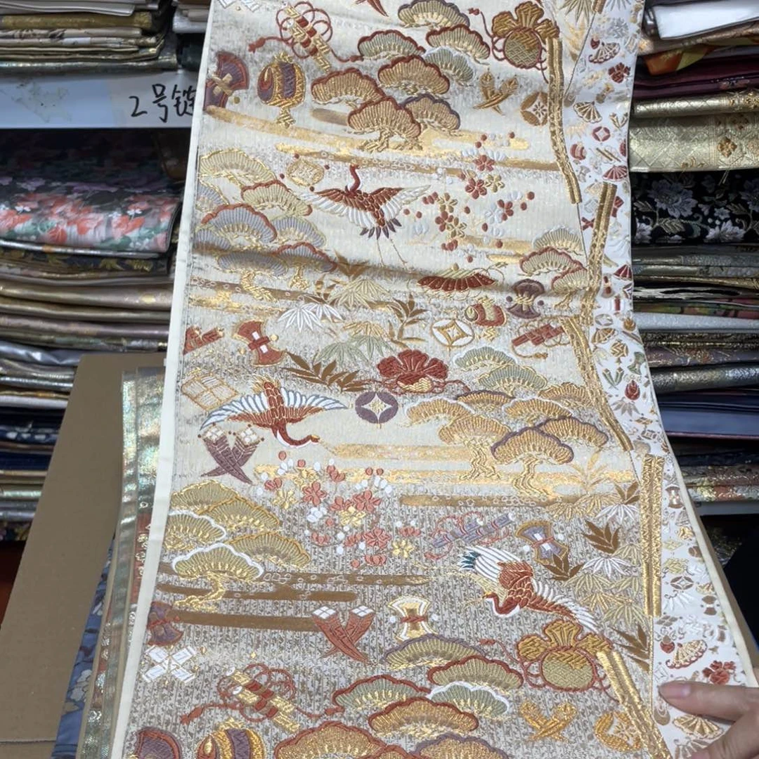 刺绣唐锦桑蚕丝正绢面料