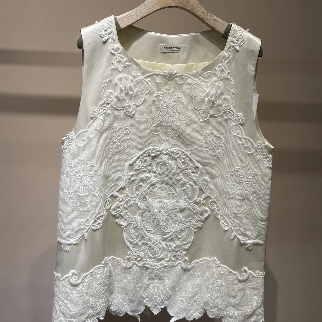 有尾｜丝棉重磅蕾丝背心3325308