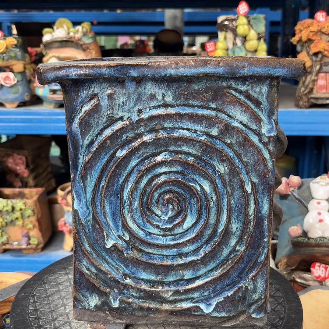 微瑕13 号陶然花器手工花盆