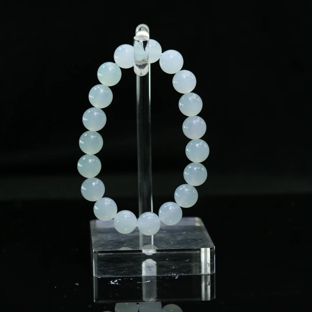 13天然缅甸翡翠A货正冰晴底手串/300377/上海嘉禾拍卖