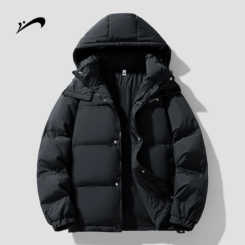 贵人鸟连帽羽绒服外套男款冬季爆款2025新款防风保暖鸭绒休闲夹克