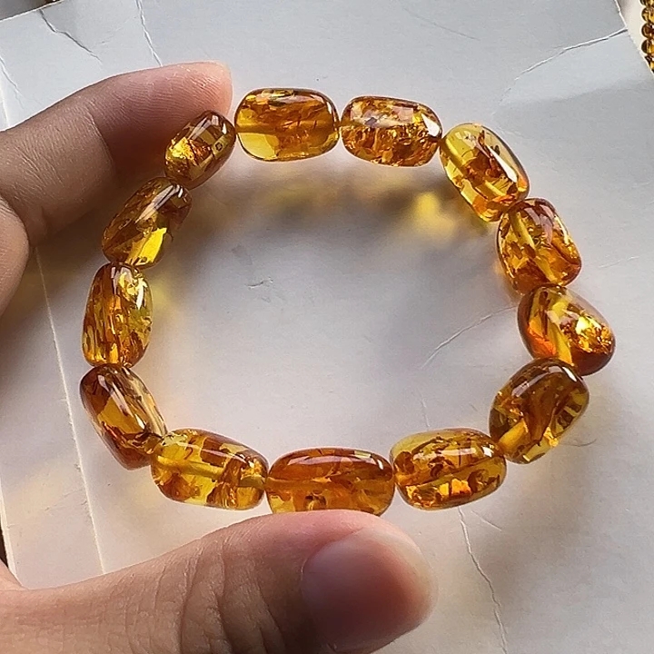 琥珀（花珀）未镶嵌项圈