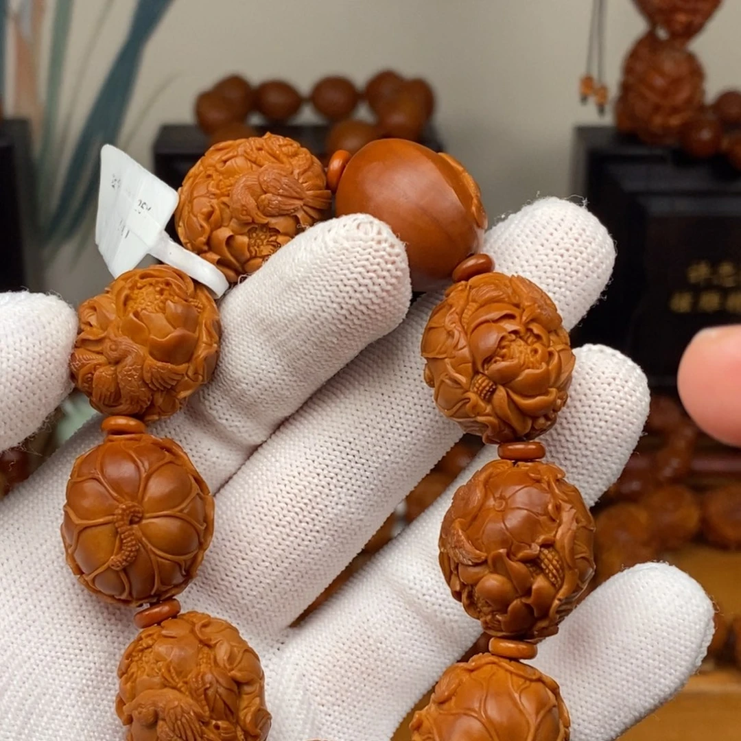 手串橄榄核曹华老师荷塘月色