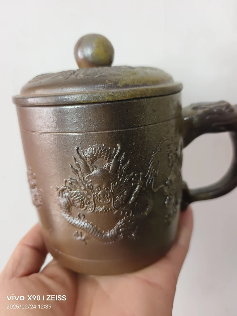 龙盖杯，精工纯柴烧