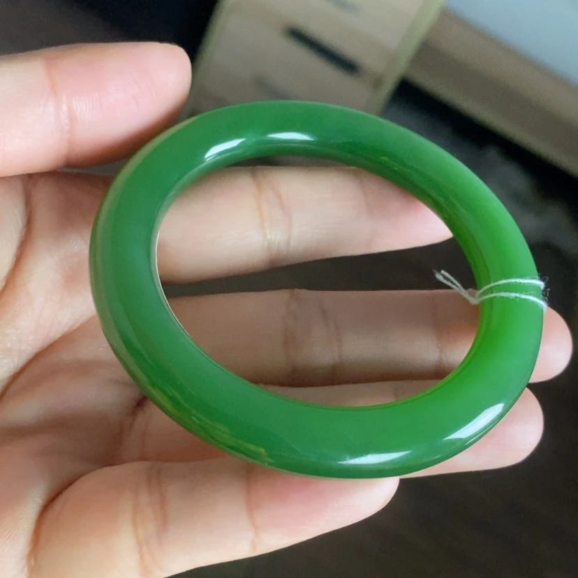 【闪购商品】未镶嵌手镯和田玉（碧玉）