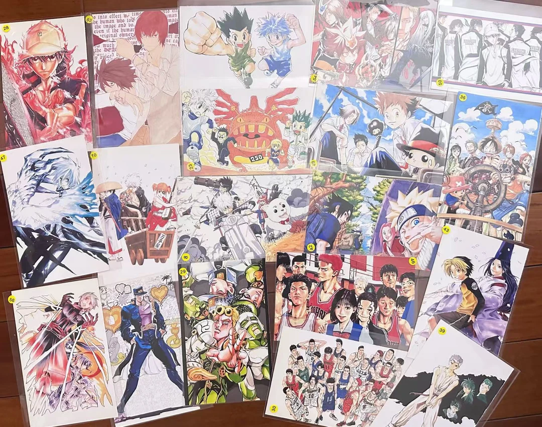 （盲盒代拆）Jump原画明信片（家庭教师reborn/银魂/全职猎人/jojo）