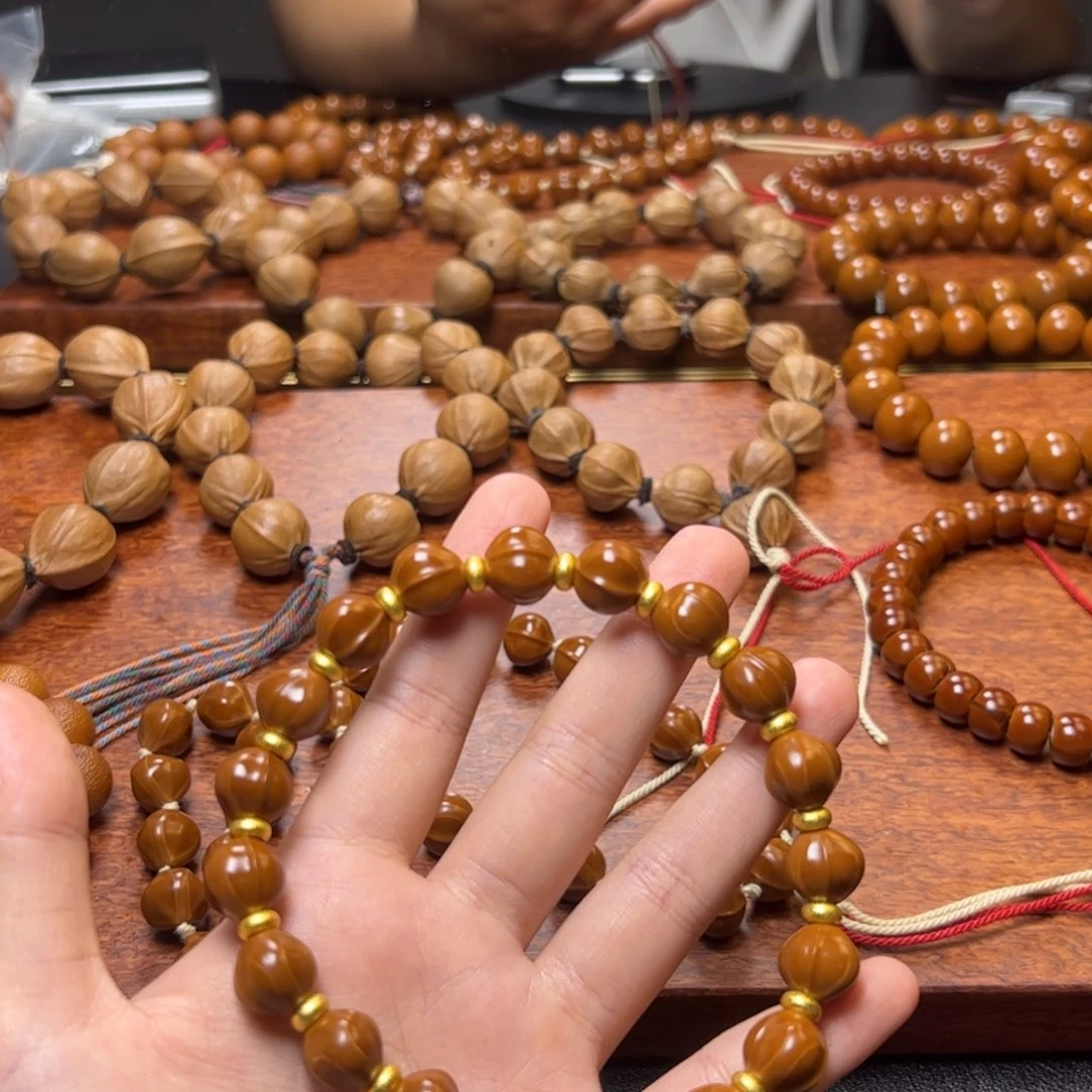 橄榄核手串/手链知*1.2鲨鱼背