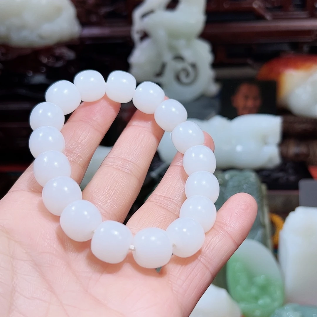 未镶嵌手串和田玉（糖玉）
