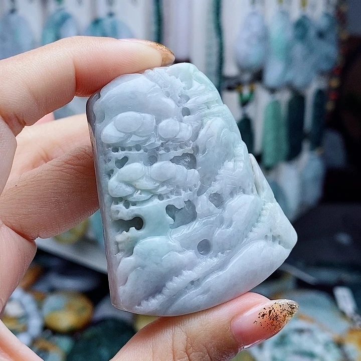 翡翠未镶嵌颈饰翡翠