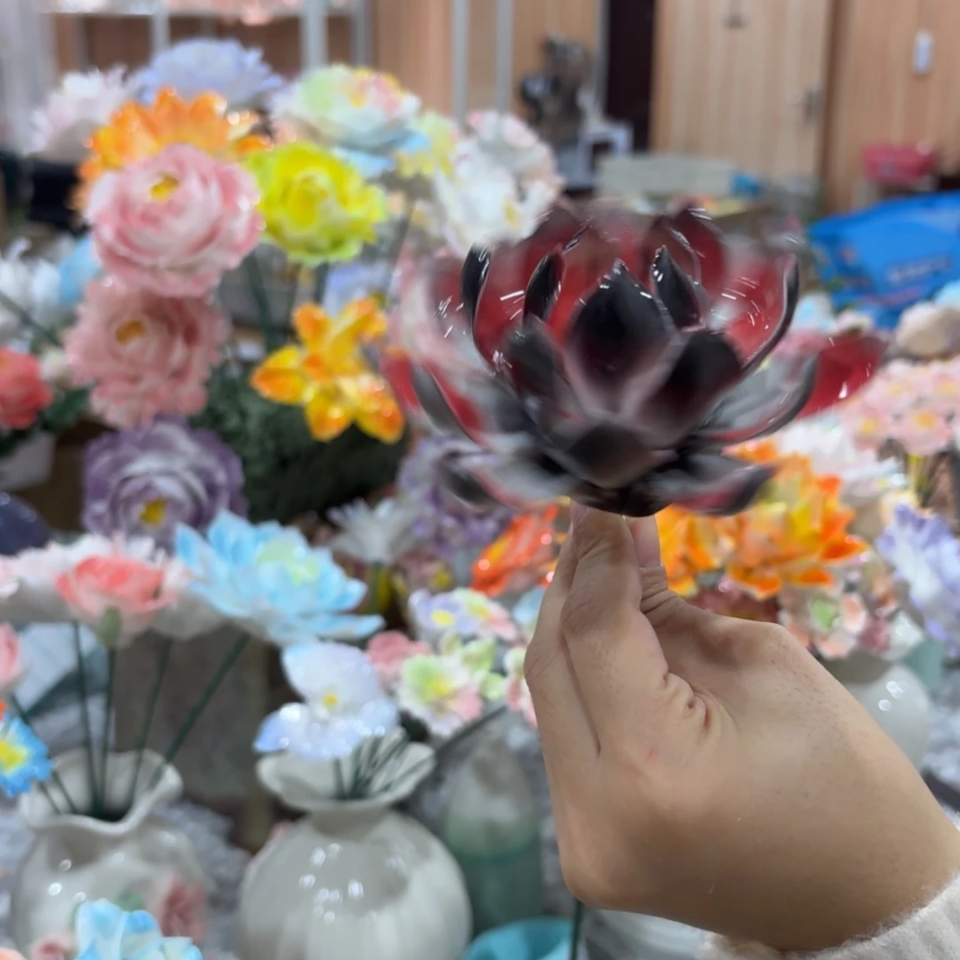 陶瓷花，20元发货，退款拉黑