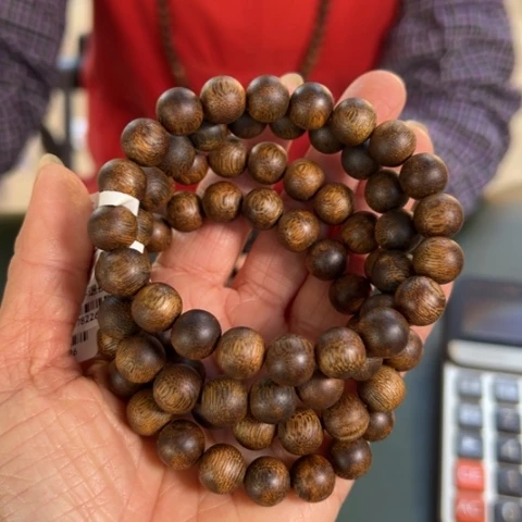 沉香手串白棋8克卡1.0多样性发1条