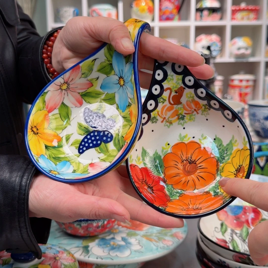 瓷片手柄碟2只看图