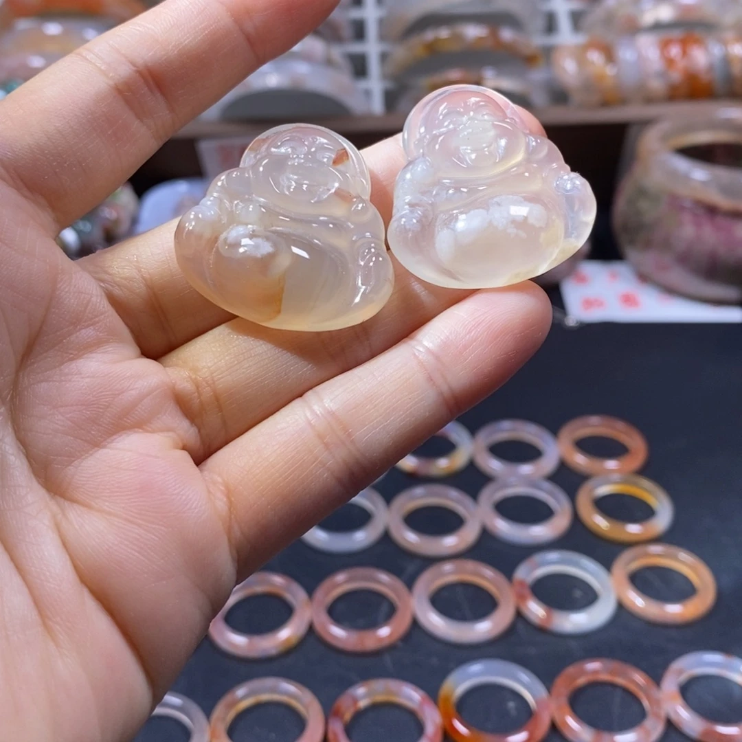 玛瑙/玉髓未镶嵌戒指