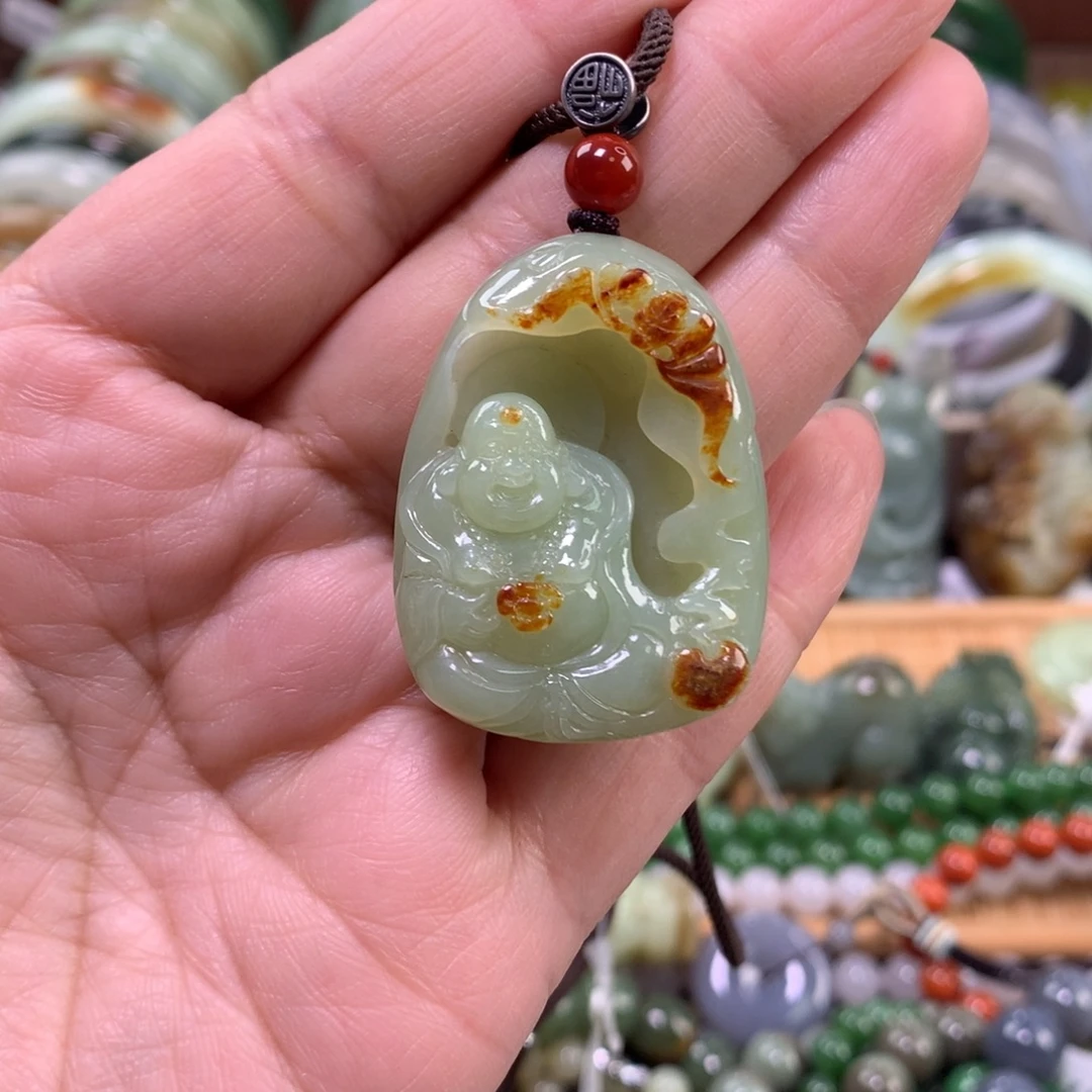 岫岩河磨玉（透闪石质玉）未镶嵌颈饰