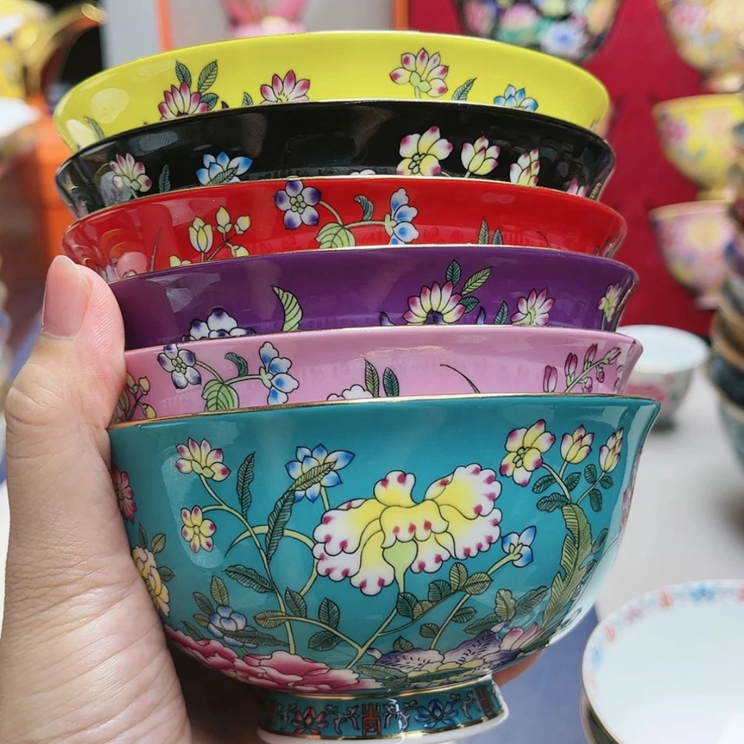 【闪购商品】珐琅4.5寸6个………………