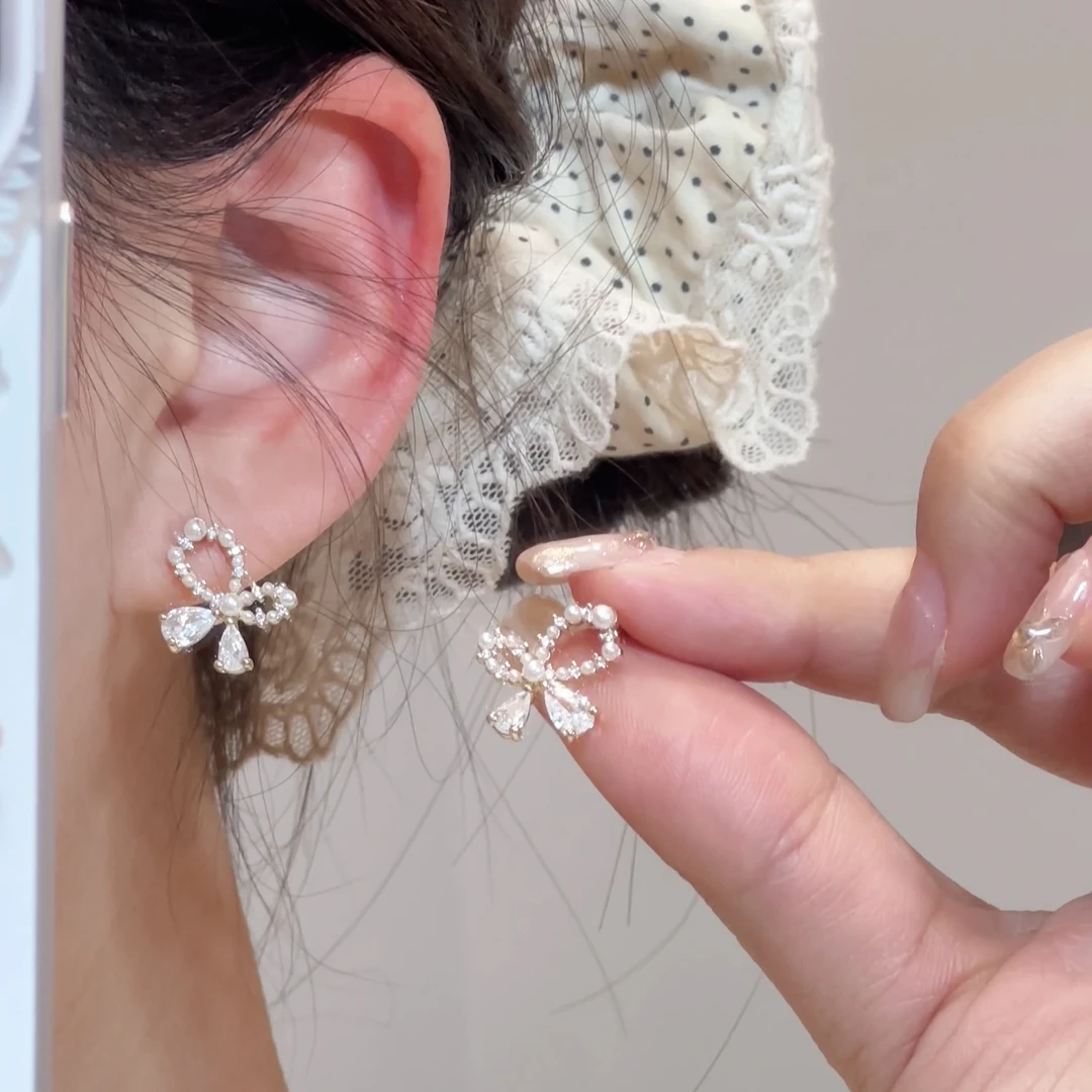 铜合金耳饰 AL5874 清新温柔感气质百搭耳钉