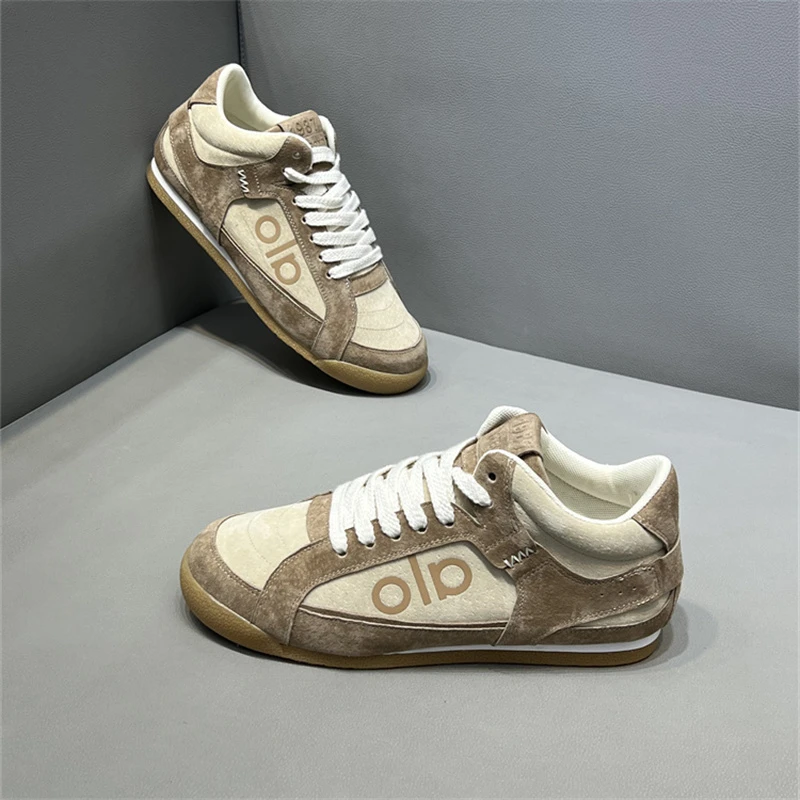 男鞋2025秋季新款时尚拼色百搭休闲板鞋透气软底潮流男士运动鞋男