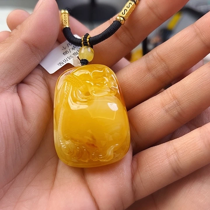 蜜蜡颈饰未镶嵌蜜蜡