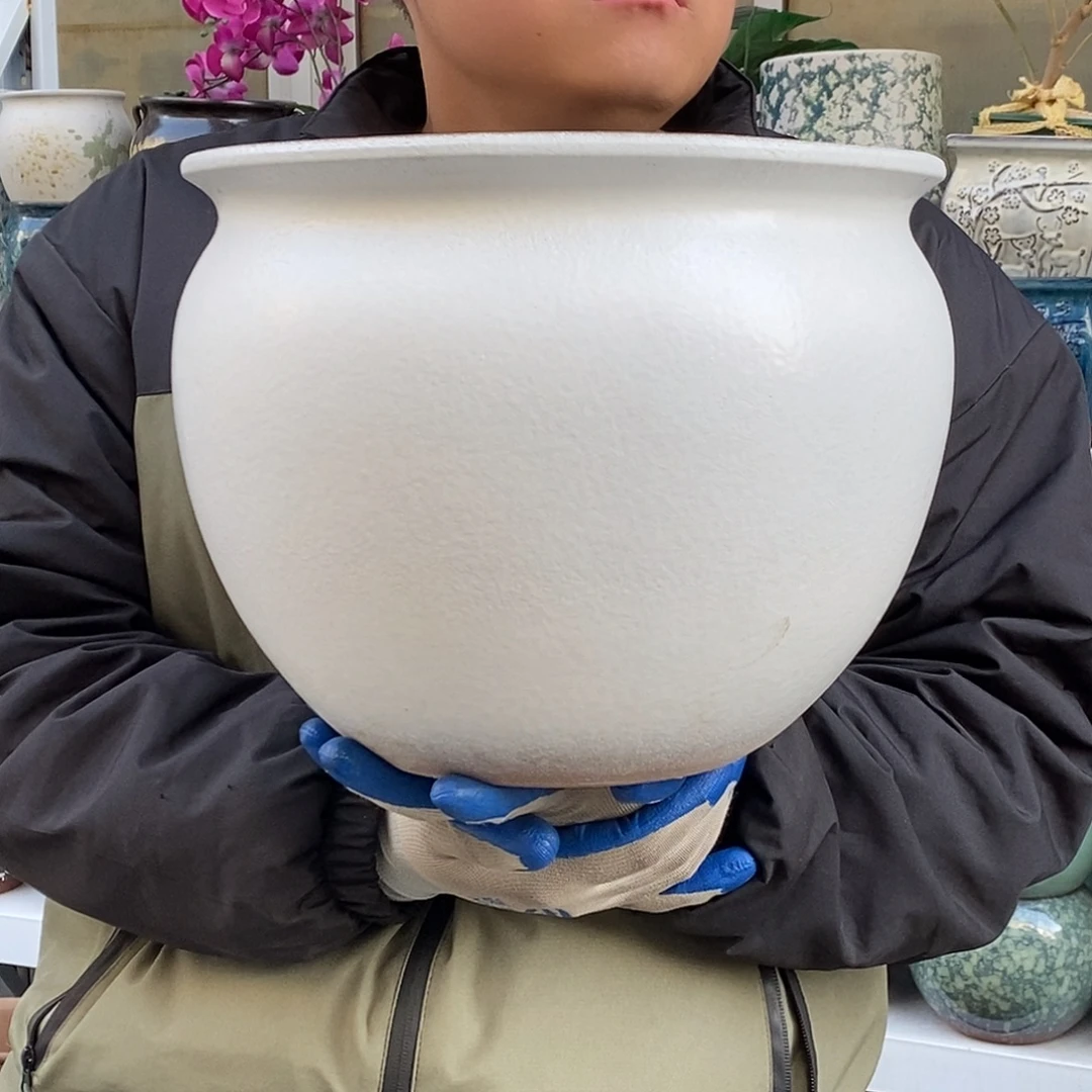 紫砂花盆口30高25福利