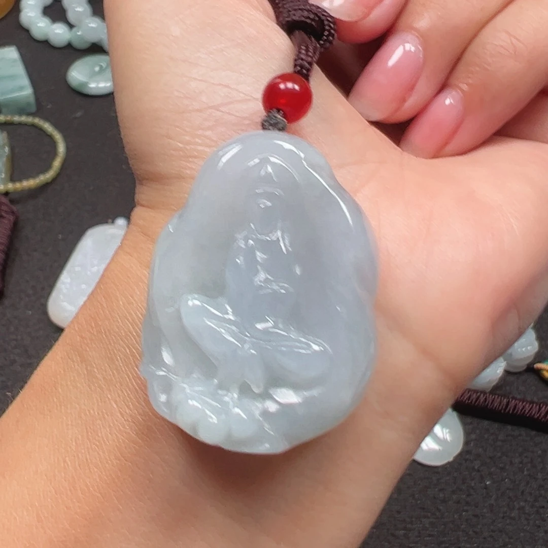 翡翠未镶嵌颈饰天然A货缅甸翡翠