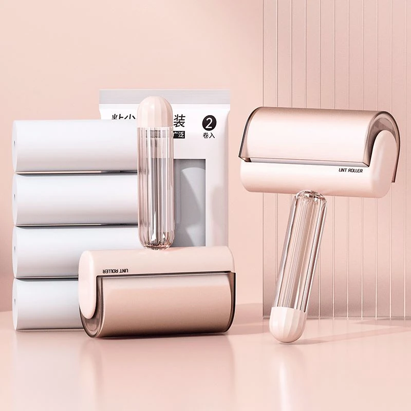 粘毛器滚筒强力神器可撕式卷纸替换纸粘头发养猫专用衣服毛发清BL