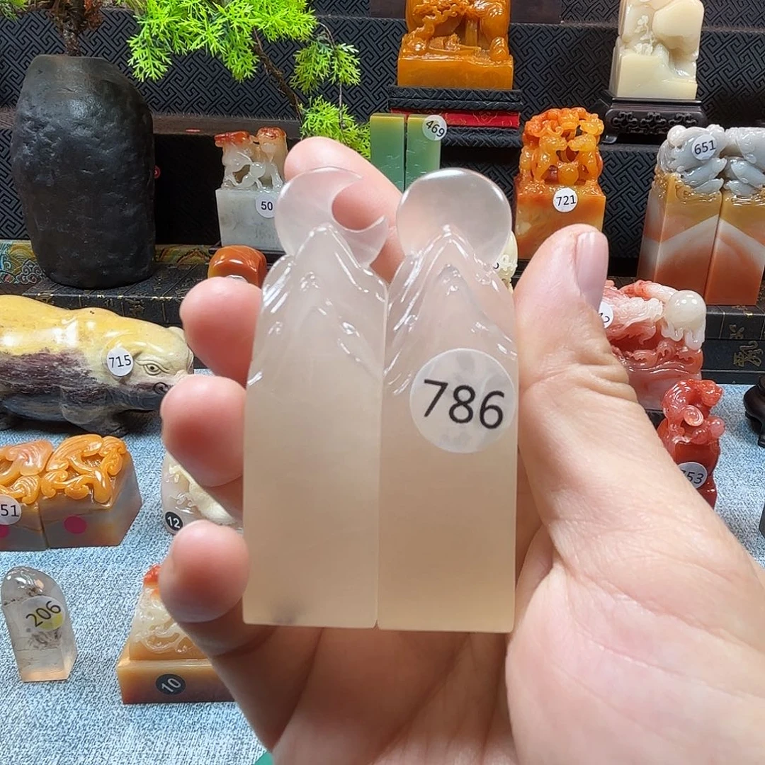 印石寿山石日月同辉8