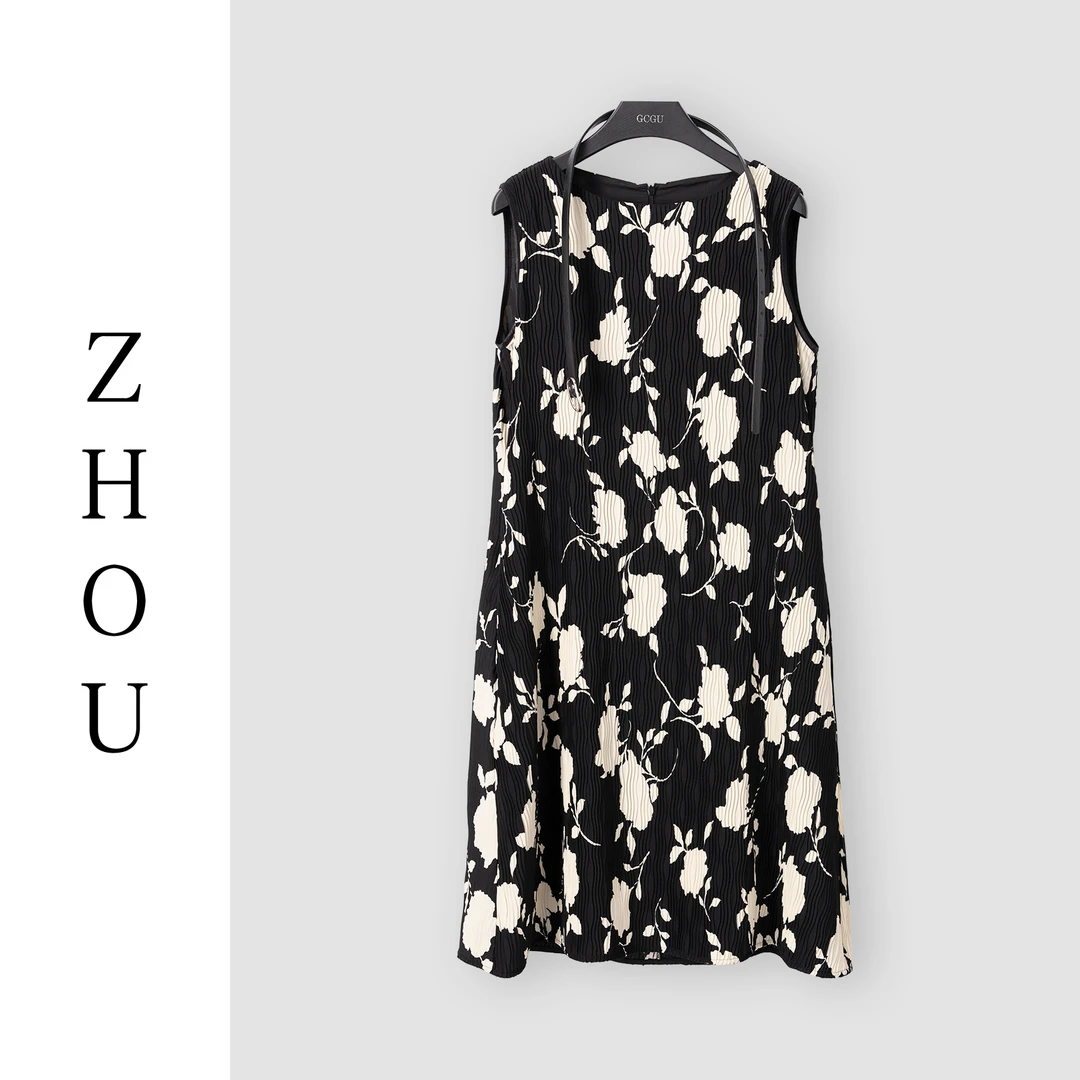 （周哥甄选）黑色连衣裙-43095