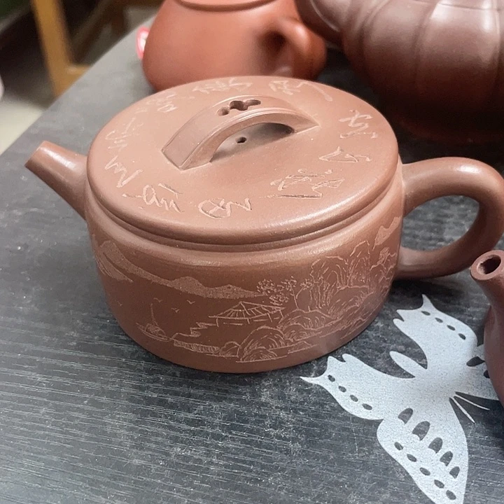 紫砂茶壶紫砂壶汉瓦