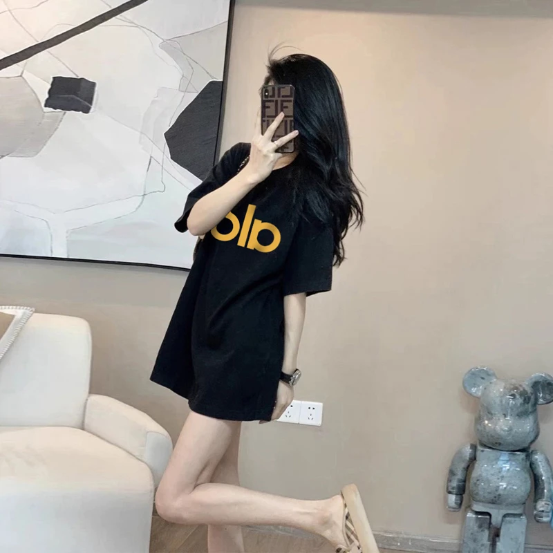 美式情侣款小众黑色纯棉短袖t恤女痞帅炸街风洋气女装大t恤女宽松