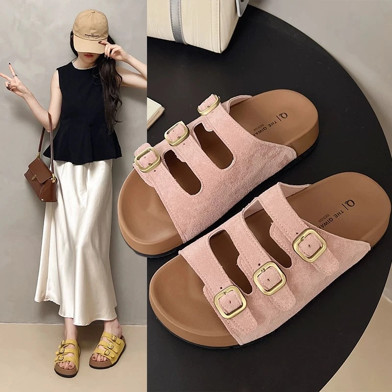 【洋弟】夏季新款女时尚百搭凉鞋6602