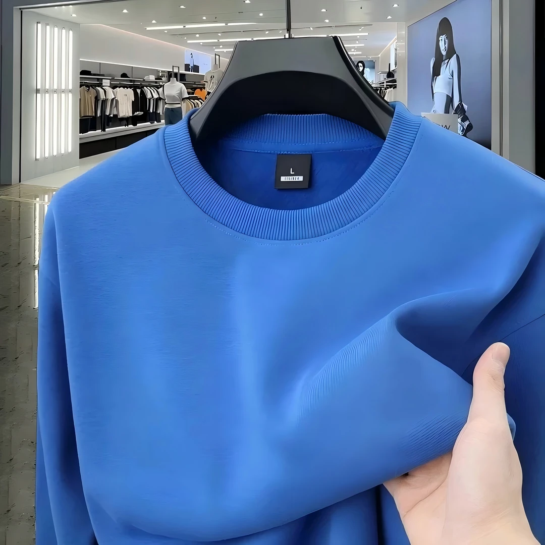 港澳撤柜【限购2单】轻奢大牌100%正品男士羊绒长袖时尚加绒卫衣