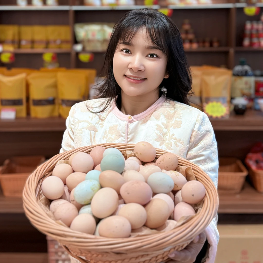 《山里姑姑推荐》散养土鸡蛋农家新鲜柴鸡蛋营养丰富谷物喂养初生蛋