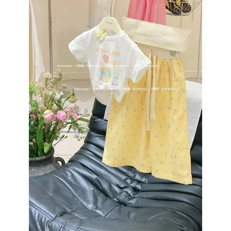 【清仓 no退no还】 女童卡通印花短袖T恤夏季新款51069-51070