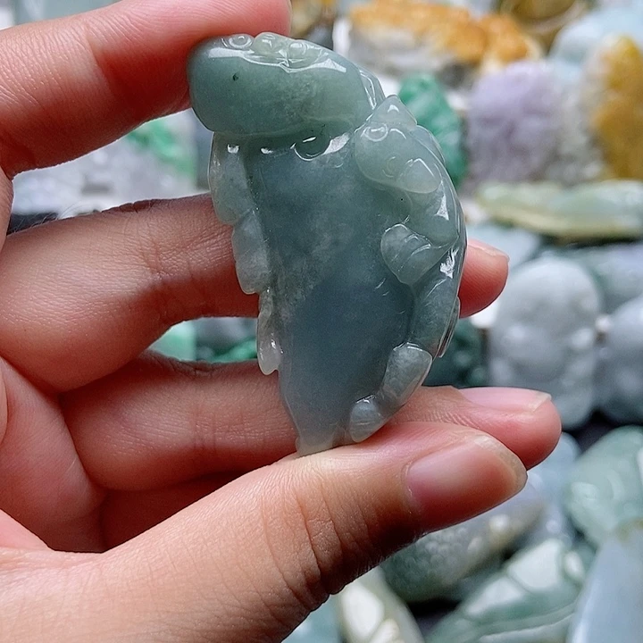 翡翠未镶嵌吊坠(不含链)1