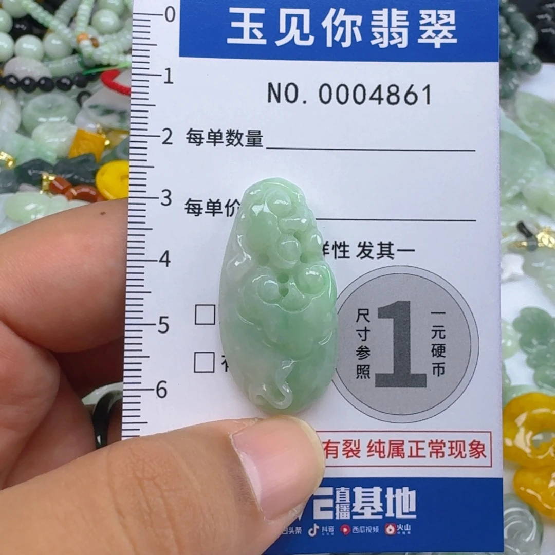 吊坠(不含链)未镶嵌翡翠