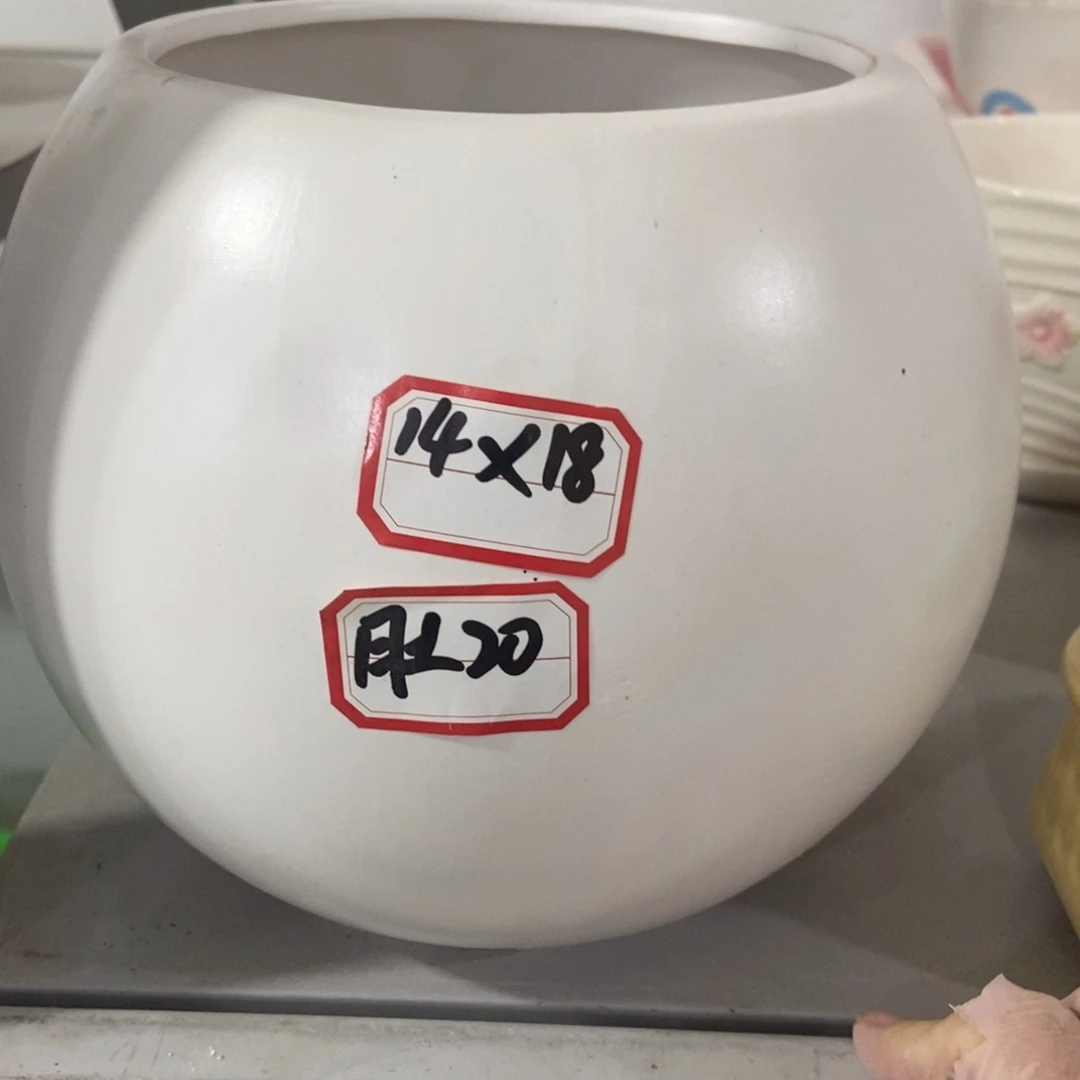 红陶微瑕高温陶瓷花盆