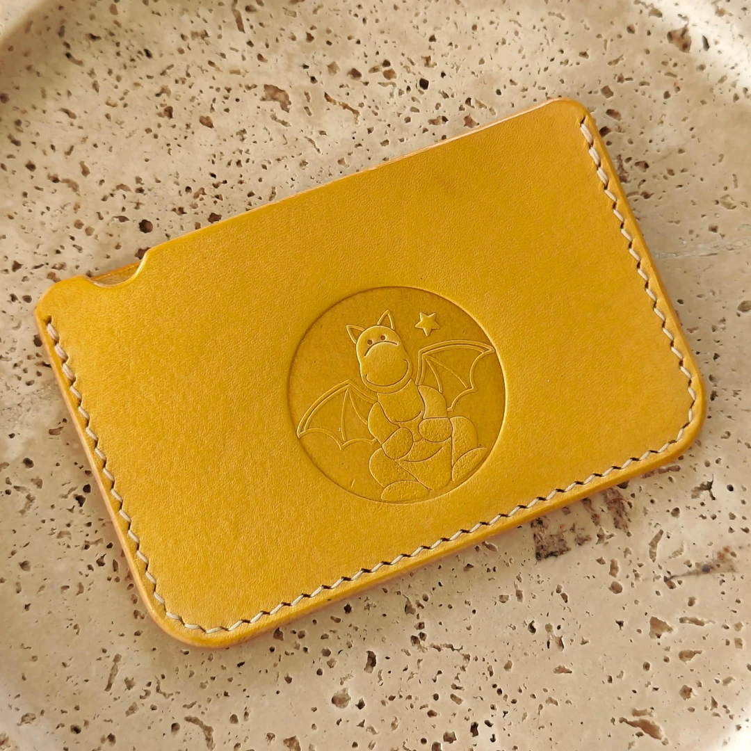 三笙鱼SANSHENGYU 【小飞龙】卡包（可放3-10张卡）——手作定制系列