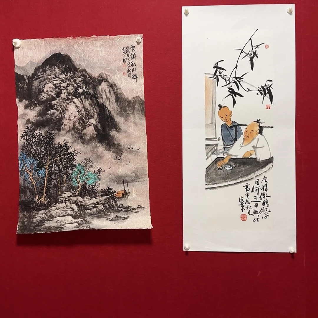 凌***鹤国画纯手绘国画作品