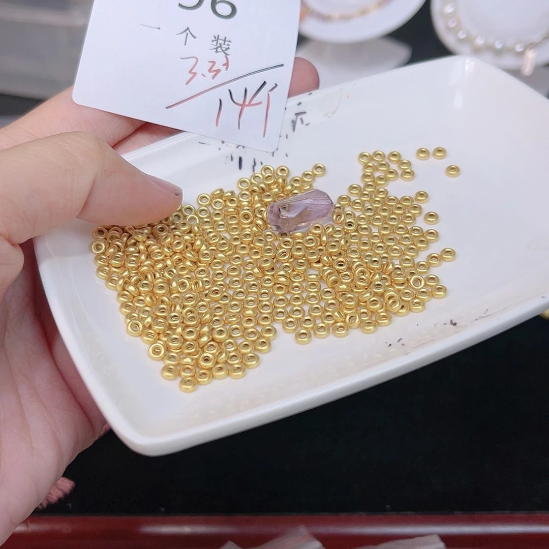 紫晶珠宝半成品银S925镀金镶嵌96