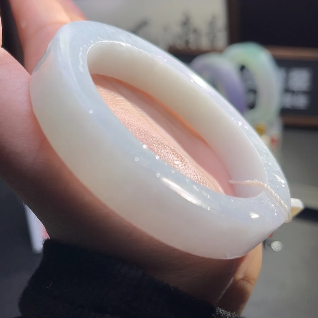 定制翡翠未镶嵌 翡翠手镯定制特价款强推